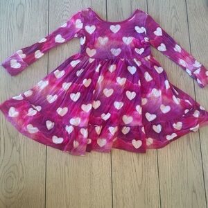 Bums & Roses heart dress and matching shorts